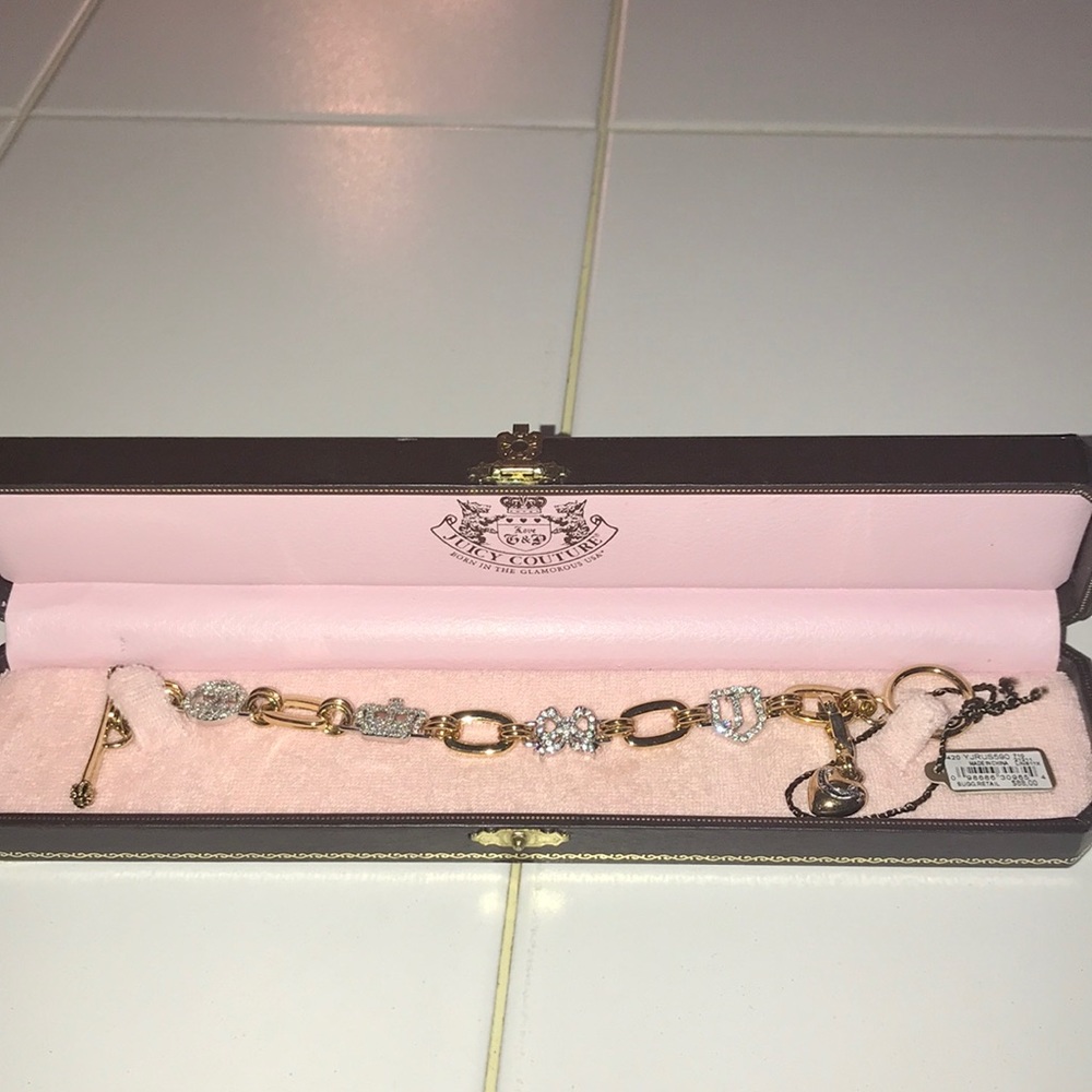 Juicy Couture charm bracelet, NEVER WORN